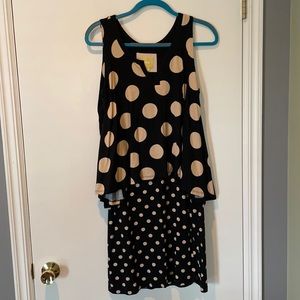 Anthropologie Maeve Davina Polka Dot Dress